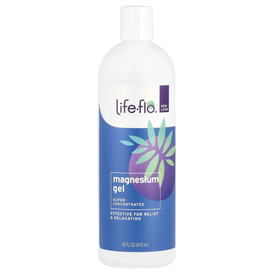 Gel de magnesio Life Flo Health 16 fl oz 473 ml no probado en animales Foto 1 de 2