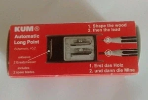 KUM AS2M TWO HOLE AUTOMATIC LONG POINT PENCIL SHARPENER MFG PART #1053021 - Picture 1 of 10