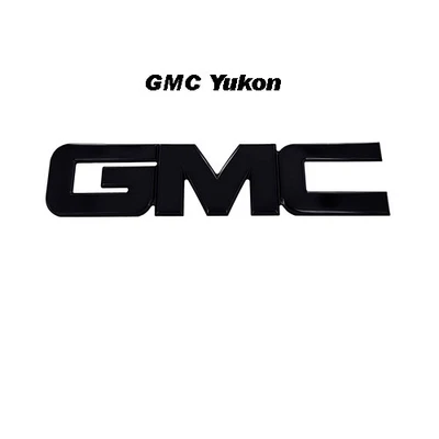 15-19 GMC Yukon SUV Full Replacement Billet Aluminum "GMC" Grille Emblem Black Foto 1 de 3