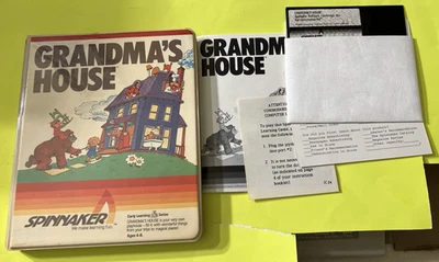 Grandma's House by Spinnaker for Commodore 64/128 Complete In Box Tested Works! - Image 1 of 4
