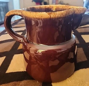 Vintage McCoy Brown Drip Pitcher #132 32 oz. 6" Pottery See Pictures K - Picture 1 of 11