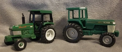 White 60 & Oliver White Farm Equip. WFE Cab Tractors Farming Ertl Diecast 1/64 - Image 1 of 4