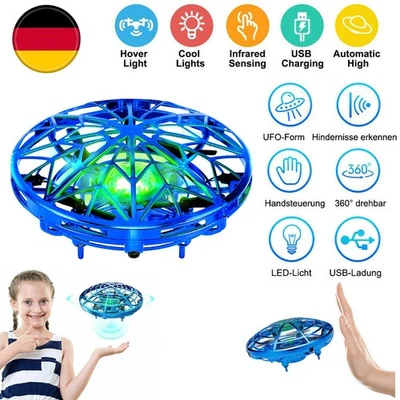 UFO Mini Drohne für Kinder Handsensor Quadcopter Induktion Fliegendes Geschenke - Bild 1 von 4