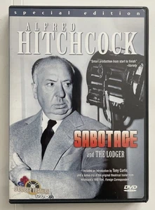 ALFRED HITCHCOCK Special Edition Sabotage and The Lodger DVD Set MINT CONDITION - Picture 1 of 3