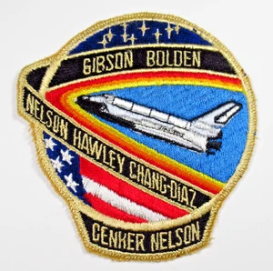 Vintage NASA STS 61C Mission Patch Space Shuttle Columbia bestickt zum Aufnähen - Bild 1 von 7
