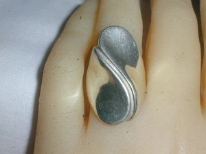 SHUBE HERSTELLUNG - MODERNISTISCHER STERLING BANDRING - GRÖSSE 5! - Bild 1 von 6