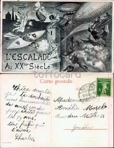 UMORISTICA SVIZZERA-L'ESCALADE AU XX SIECLE-D15-69 - Picture 1 of 1