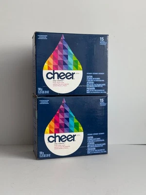 2X Cheer Ultra Stay Colorful Fresh Clean Scent Powder Laundry Detergent 15 Loads - Image 1 of 2