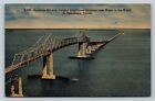 c1956 Sunshine Skyway St. Petersburg Florida FL VINTAGE Postcard