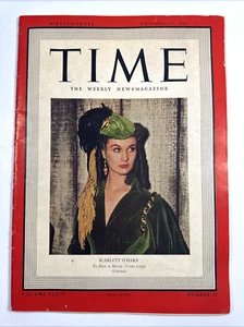 Time Magazine December 25, 1939 Scarlett O'Hara-Vivien Leigh -Full magazine - Picture 1 of 8
