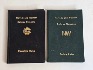 Vintage Norfolk and Western Railway Safety Rules and Operating Rules Booklets - Picture 1 of 16