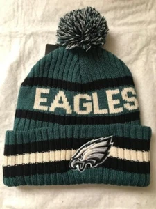 Philadelphia Eagles Super Bowl 59 Beanie Warm Knit w Pom by 47' NEW Item - Picture 1 of 4