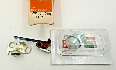 AERMACCHI HARLEY NOVO 29530-70M DISJUNTOR DE CONTATO E CONDENSADOR BAJA MSR-100 SR100 - Imagem 1 de 3