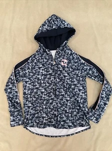 A&F Sport Abercrombie Jacket 13/14 Girls Navy Hoodie - Picture 1 of 4