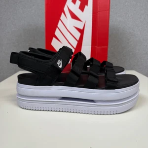 Nuovi sandali Nike donna taglia 10 classici icona slingback nero bianco - Foto 1 di 9