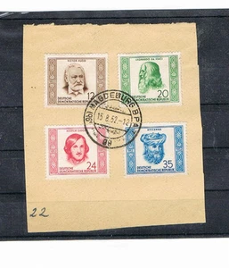 Ddr MiNr. 311 - 314 Beautiful on Piece of Letter - Picture 1 of 1