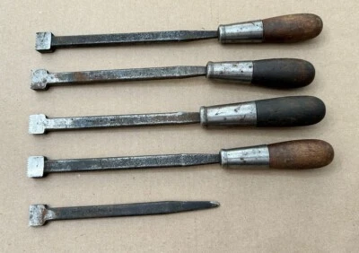 PS&W Perseguidores de Hilos Exterior Lote de 5 Herramientas Antiguas Diferentes Peck Stow Wilcox Foto 1 de 4