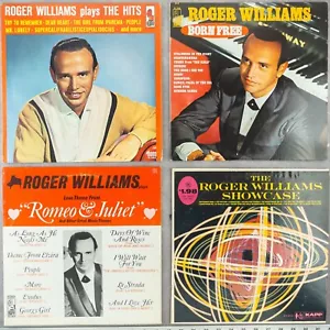 ROGER WILLIAMS 4-RECORD LOT: Play The Hits, Born Free, Romeo & Juliet, Showcase - Foto 1 di 10