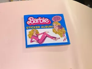 Vintage Barbie Sticker Album With 18 Puffy Stickers 1984 USED AS PICTURED - Picture 1 of 6