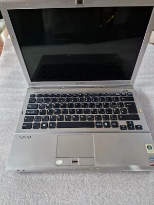 Sony Vaio VGN-SR19XN Model PCG-5N2M Silver 13.3' For Parts Read Description  - Image 1 of 4