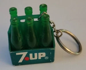 Vintage 1960’s-70’s 7up Uncola keychain six pack - Picture 1 of 3