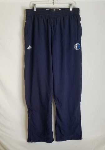 Adidas Mens Blue Dallas Mavericks Basketball Sweat Pants Size XL Cover