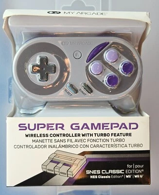 My Arcade Super Gamepad Wireless Controller for NES & SNES Classic, Wii, Wii U - Image 1 of 2