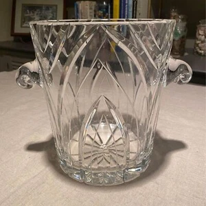 Cut Glass Crystal Ice Bucket - Picture 1 of 3