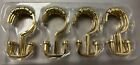 NEW Utopia Alley HK1GD Double Roller Shower Hook in Gold Set of 12