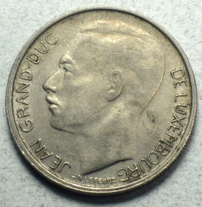 Luxemburg 1Fr. 1 Franc 1965 KM#55 Europa Münze  - Bild 1 von 2