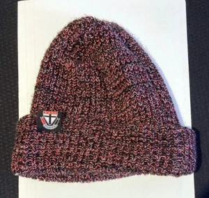 St Kilda Football Club Saints AFL Aussie Rules Footy Knit Beanie - Sekem - VGC - Picture 1 of 8