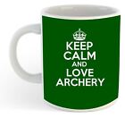 Keep Calm And Love Archery Mug - Green