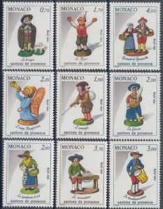 MONACO Sc # 1448-56 CPL MNH CHRISTMAs 1984 with VARIOUS FIGURINES - Picture 1 of 1