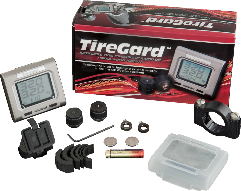 Show Chrome Handlebar Tire Pressure Monitor System 13-318 - Image 1 of 1