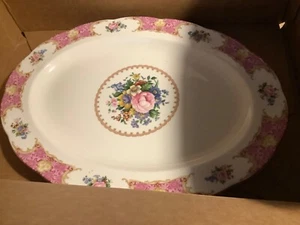 BRAND NEW Royal Albert Lady Carlyle 16.5x12.5 Turkey Serving Plater Bone China - Picture 1 of 18