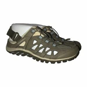 Merrell Performance Footwear Brown Leather Sandals 6 - Picture 1 of 9