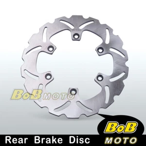 1x Solid Rear Brake Disc Rotor Fit Yamaha WR 250 02 03 04 05 06 07 - Picture 1 of 1