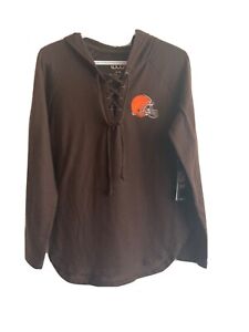 NWT CleveLand Browns NFL embroided sweater Womens Large. 