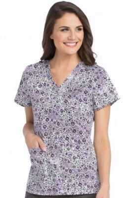 {MED} Med Couture Medical Scrub Top 4979 (FDWS) - Image 1 of 2