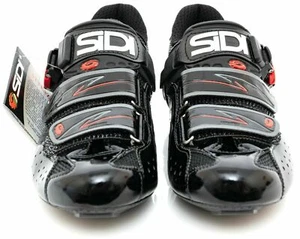 SIDI WOMEN’S GENIUS 5 ROAD CYCLING SHOE BLACK 3-BOLT, EUR: 38.5, U - Picture 1 of 4