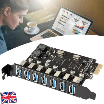 PCI-E to USB Expansion Board USB 3.0 High Data Transmission Speed Adapter Board - Image 1 of 4