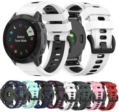 Per Garmin Fenix 3 HR 5 X Plus Orologio Approccio Silicone Cinturino Precursore - Immagine 1 di 4