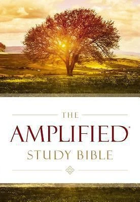 Amplified Study Bible by Zondervan (2017, Hardcover)