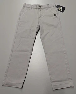 Art Class Girls Chino Dress Pants - Jet Gray - Size 5 - Picture 1 of 4