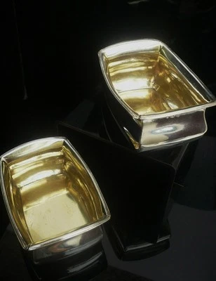 Antique Sterling Silver Salt Cauldrons, William Abdy II, London 1806 - Image 1 of 4