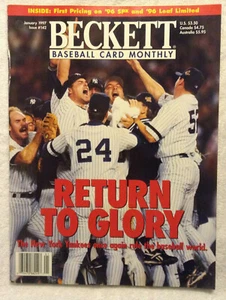 BECKETT Mag. von Jan 1997 Ausgabe #142 mit "NY YANKEES WS 1996" - 120 Seiten  - Bild 1 von 12