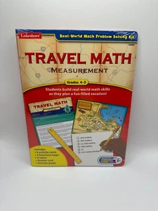 Lakeshore Real-World Math Problem Solving Kit Travel Math Measurement Gr 4-5 - Imagen 1 de 6