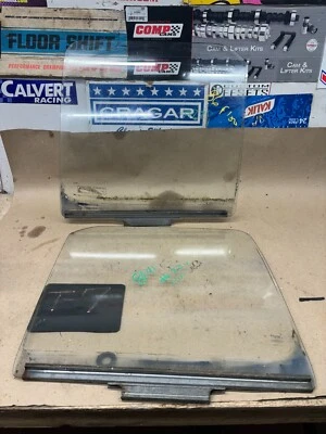 Juego de ventanas de vidrio para puerta izquierda derecha Ford F150 F250 F350 Bronco 1980-1991 par transparente Foto 1 de 4