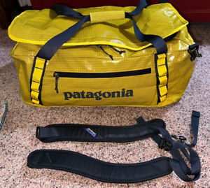 NEW! PATAGONIA Black Hole Duffel Bag 55 L Shine Yellow