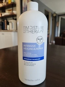Avon Moisture Therapy Intensive Healing Repair Body Lotion 1 Liter 33.8 Oz Full - Bild 1 von 5